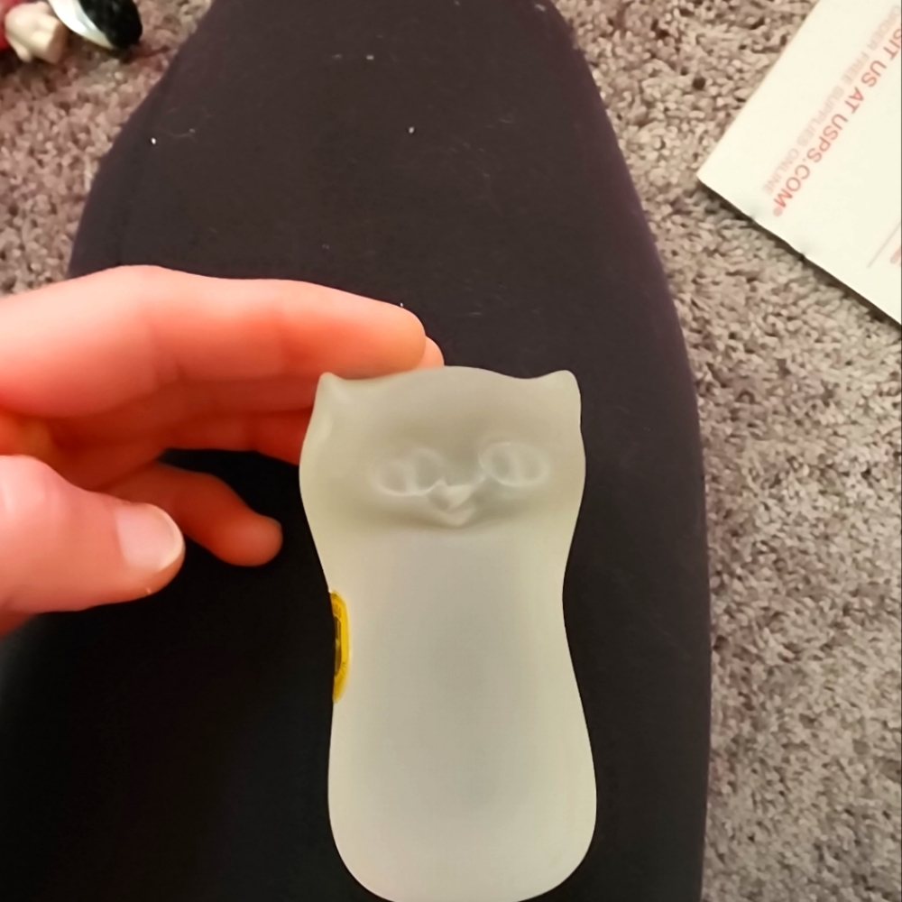 Strauss Glass Owl Figure